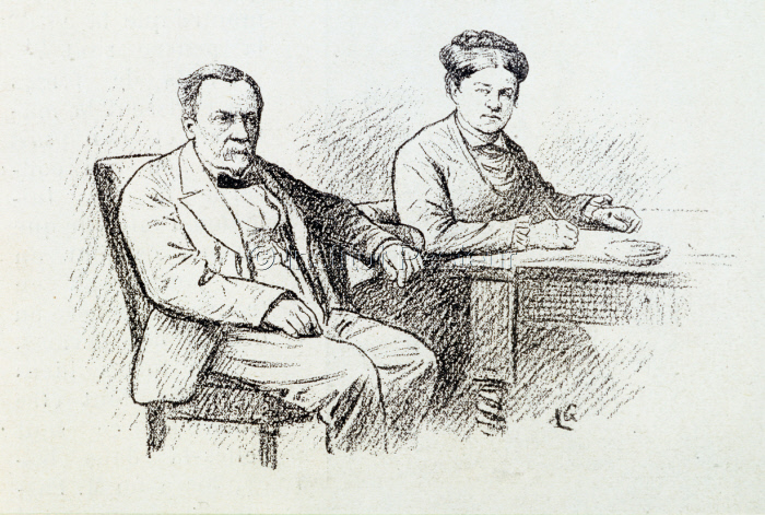 Louis Pasteur et Madame Pasteur