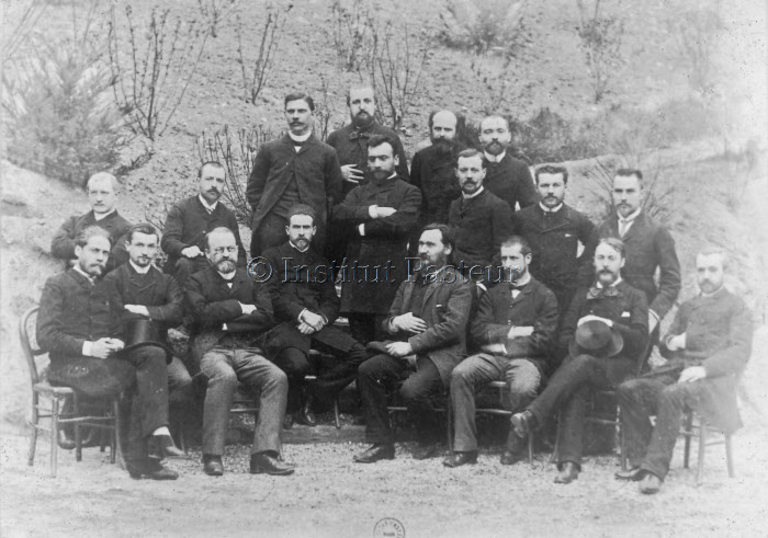 Premier "Cours de Microbie technique" à l'Institut Pasteur en 1889