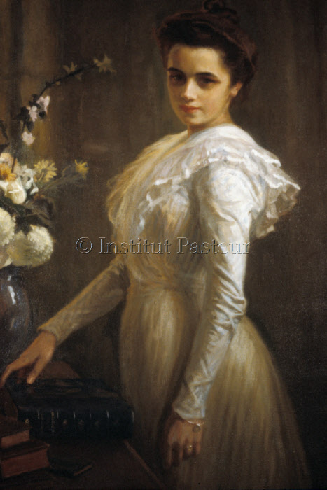 Portrait de Camille Vallery-Radot par Edelfelt v. 1901