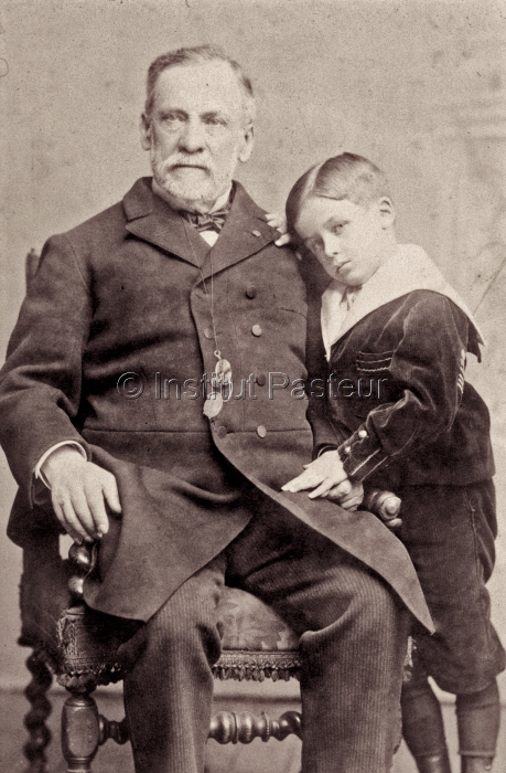 Louis Pasteur et son petit-fils en 1892