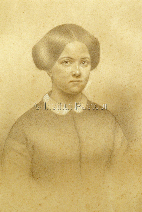 Marie Pasteur (1826-1910) vers 1854