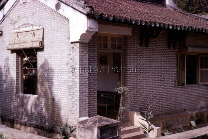 Bâtiment à l'Institut Pasteur de Saïgon en 1970