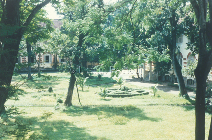 Jardins de l'Institut Pasteur d'Hô-Chi-Minh-Ville en 1987