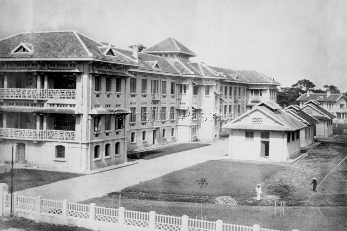 Institut National d'Hygiène et d'Epidémiologie de Hanoi en 1960