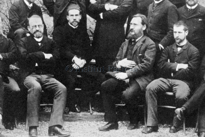 Cours de Microbie technique à l'Institut Pasteur en 1889.