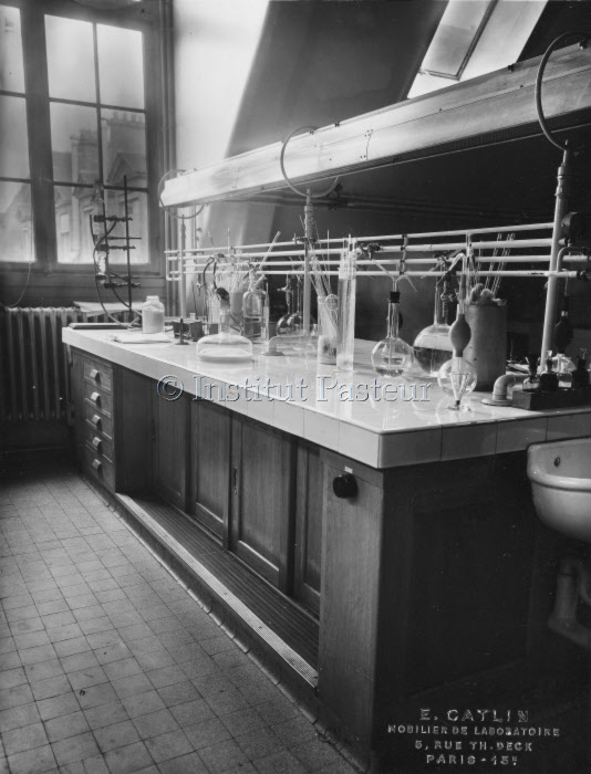 Laboratoires du BCG à l'Institut Pasteur vers 1930.