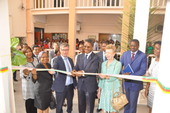 Inauguration du nouveau bâtiment du Centre Pasteur du Cameroun le jeudi 16 avril 2015