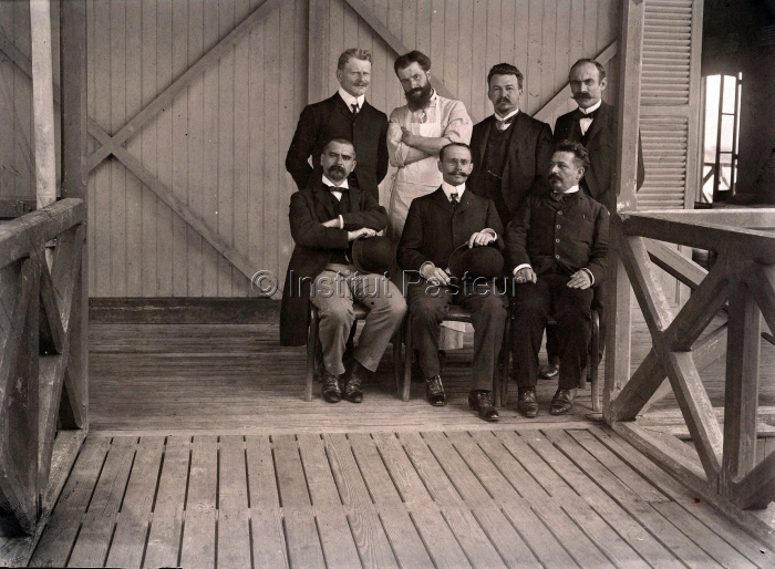 Photo de groupe Mission Simond au Brésil 1903-1905