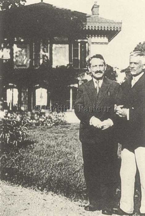 Serge Winogradsky et Selman A. Waksman en 1933