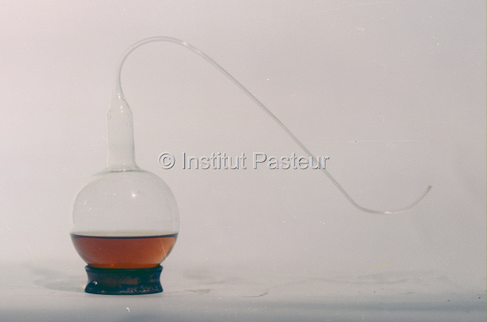Ballon à col de cygne utilisé par Louis Pasteur