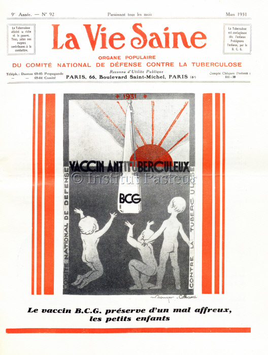 Couverture de "La Vie Saine" en mars 1931