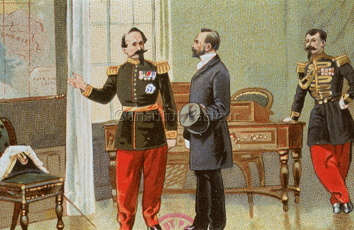 Louis Pasteur et Napoléon III