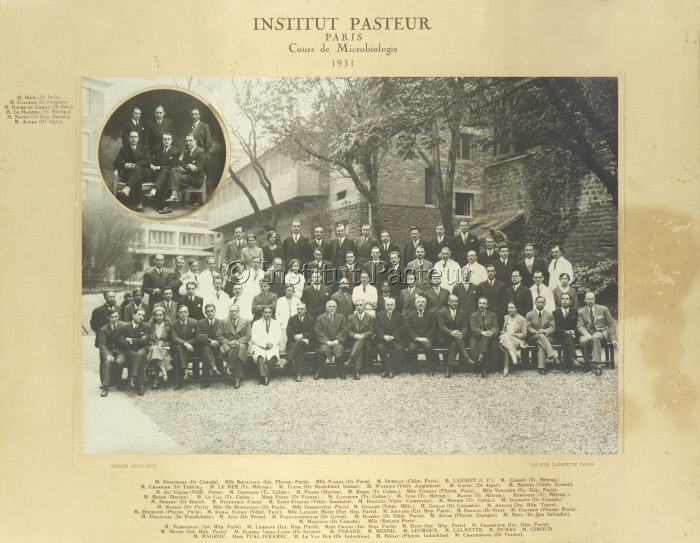 Cours de Microbiologie de l'Institut Pasteur de 1931