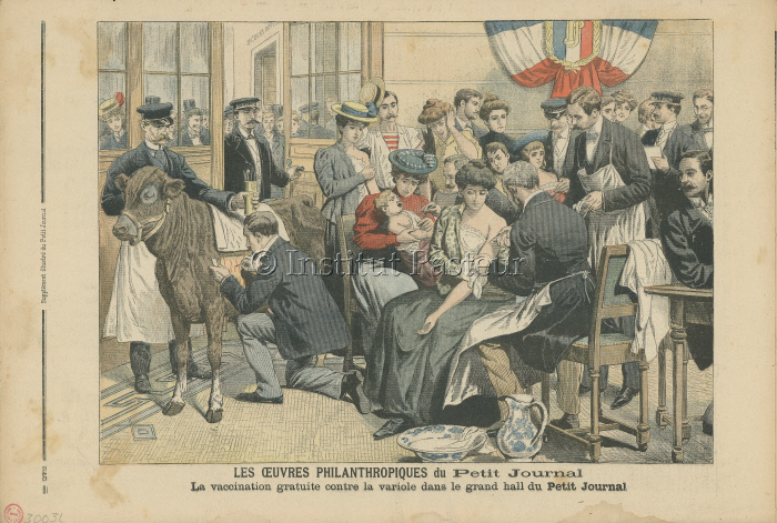 Vaccination gratuite contre la variole au Petit Journal, 1905