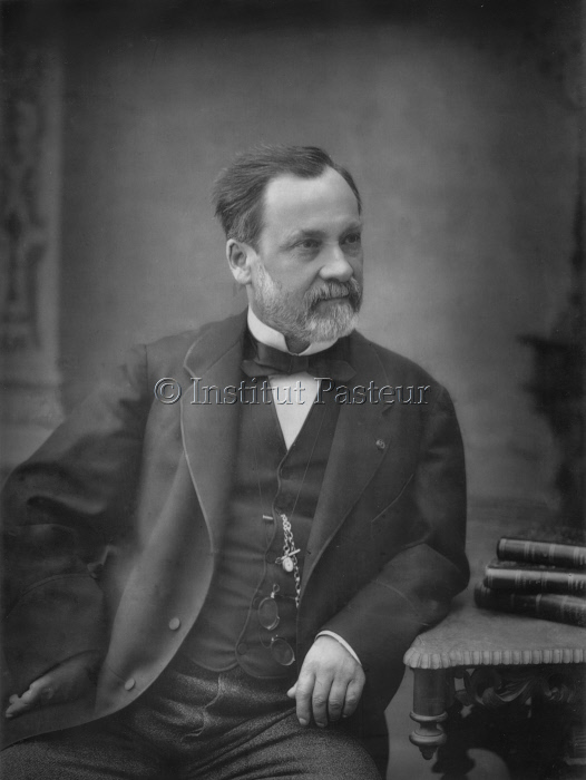 Louis Pasteur photographié par Eugène Pirou en 1884.