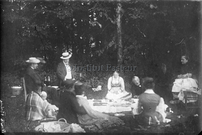 Les familles Pasteur et Loir en pique-nique en août 1881