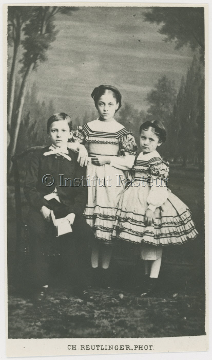Trois enfants de Louis Pasteur